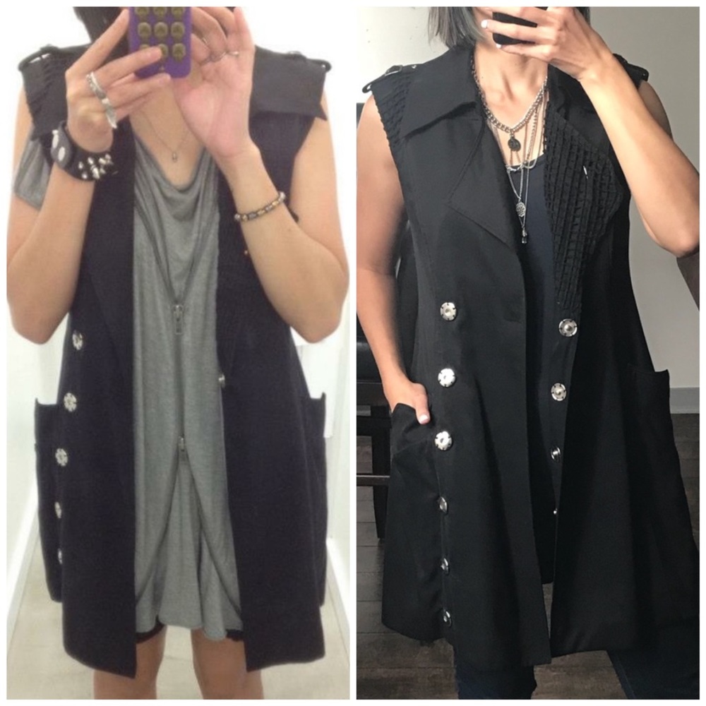 Vena Cava Sleeveless Trench Coat